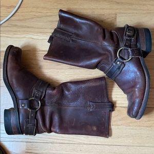 Frye harness boots